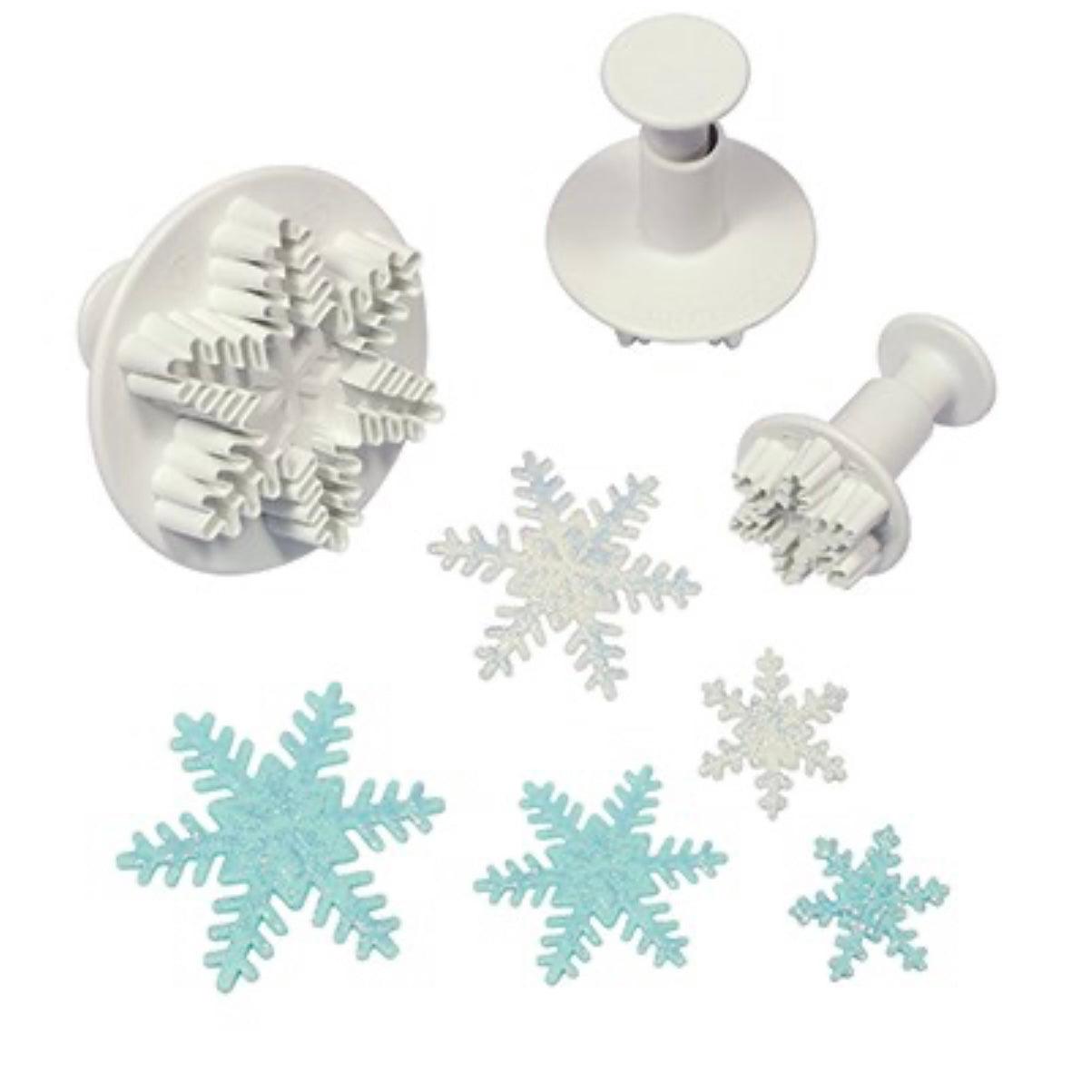 Snowflake Plunger Cutter Set - Designer Cookies ™ STUDIO