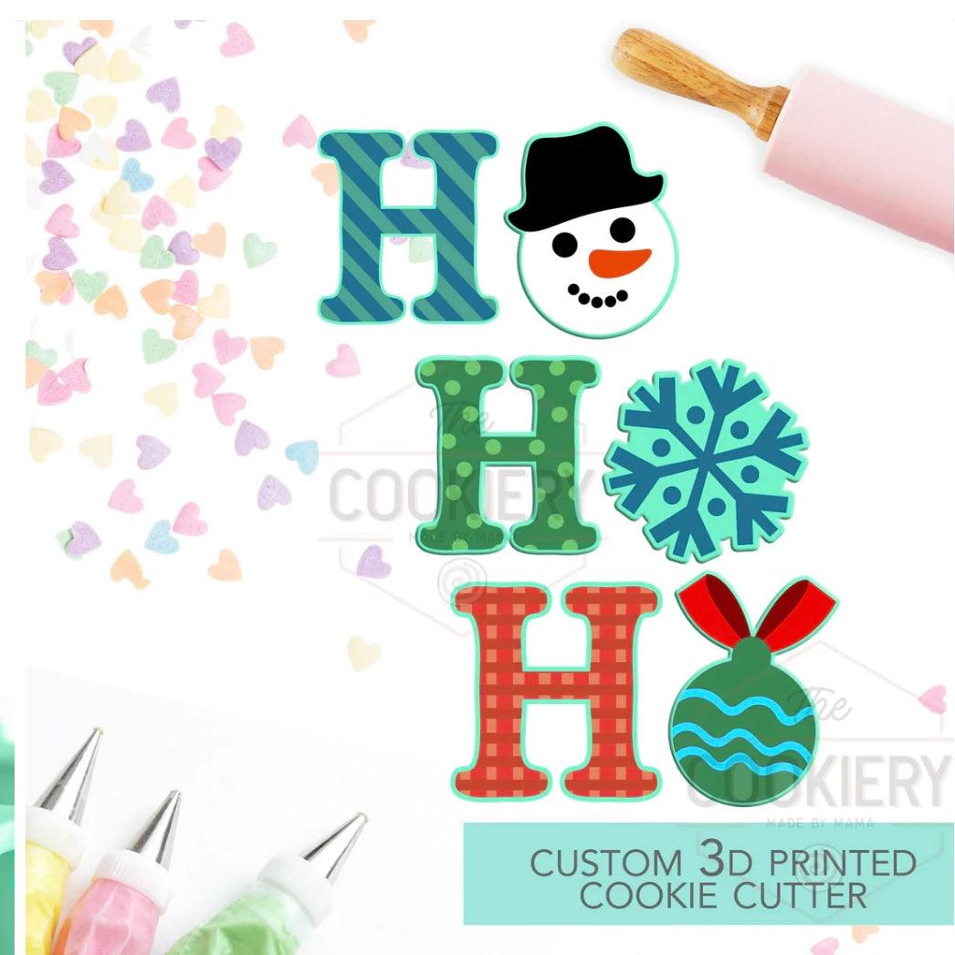 Ho Ho Ho Cookie Cutter Set - Designer Cookies ™ STUDIO