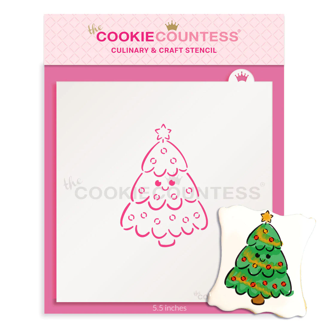 the cookie countess pyo paint your own cookie christmas tree