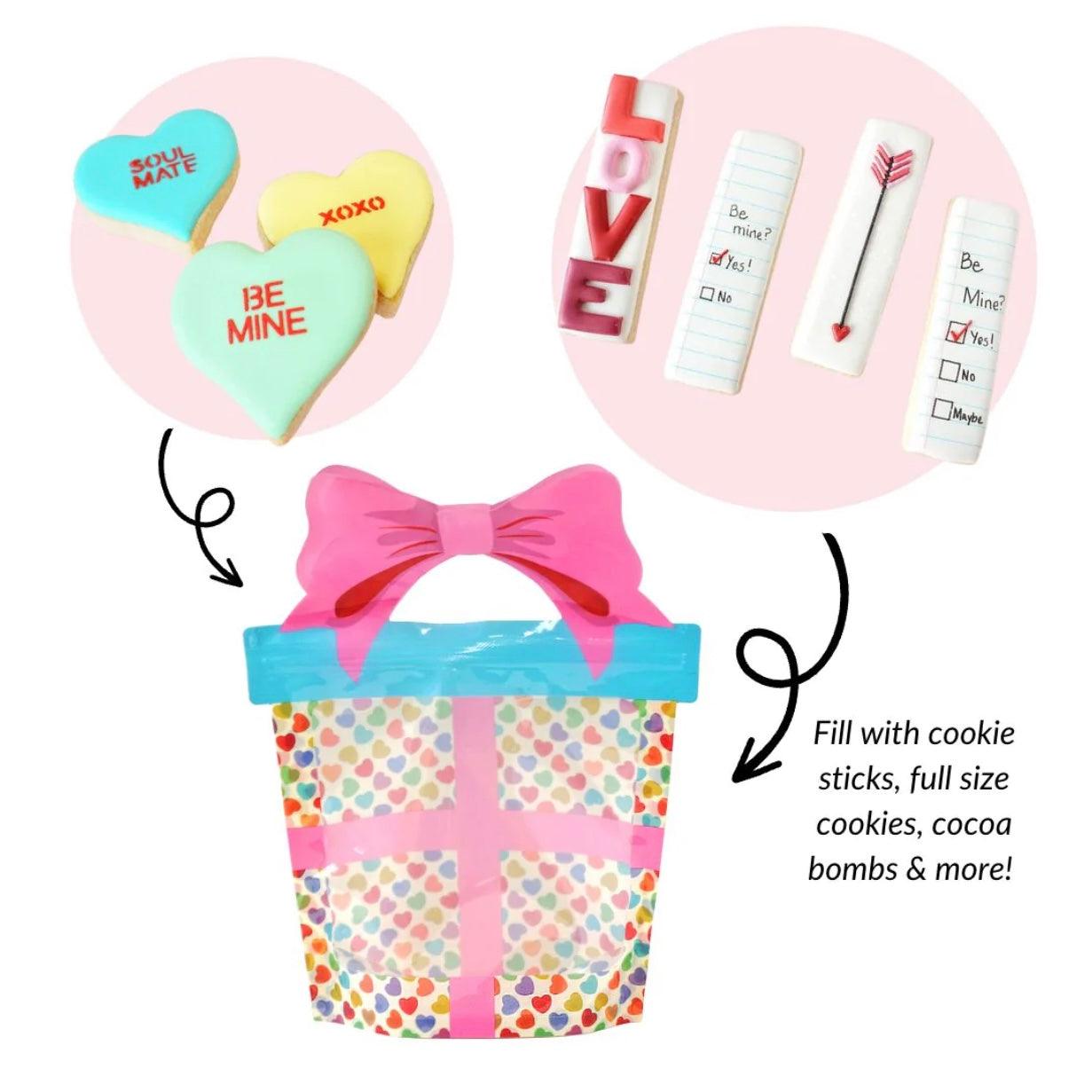 Valentine's Day Cookie Bag - Designer Cookies ™ STUDIO