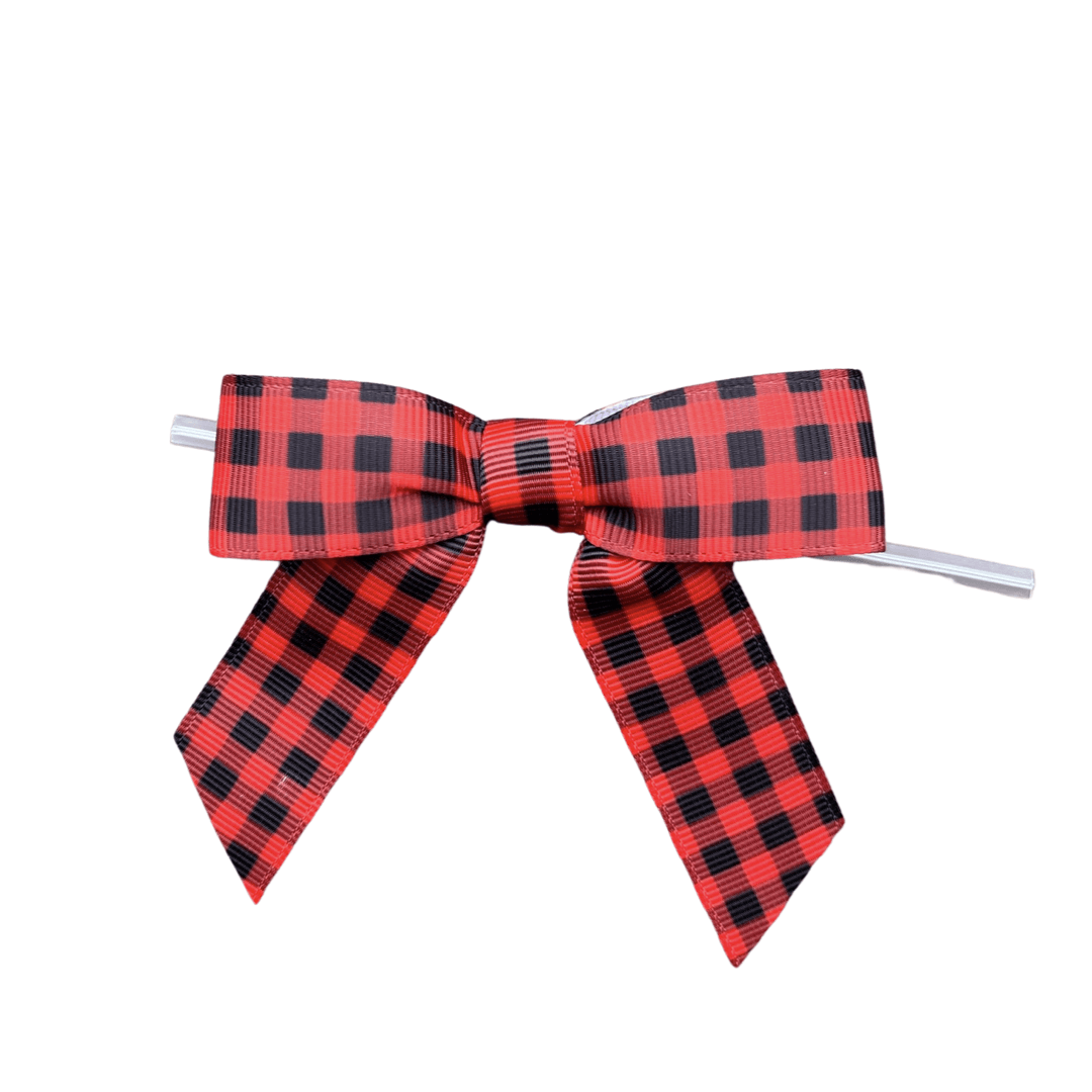 Buffalo Plaid Bow - Designer Cookies ™ STUDIO