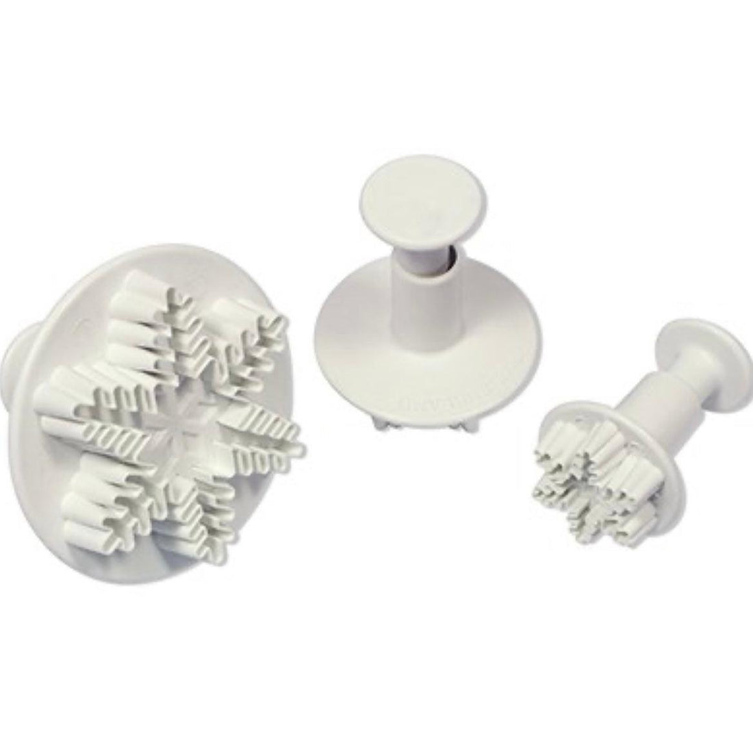 Snowflake Plunger Cutter Set - Designer Cookies ™ STUDIO