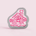 Gingerbread House PYO Stencil - Designer Cookies ™ STUDIO