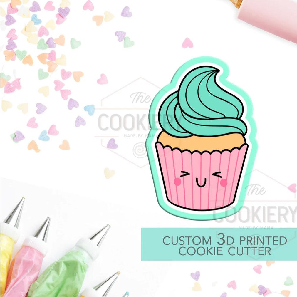 cute cupcake cookie cutter kawaii