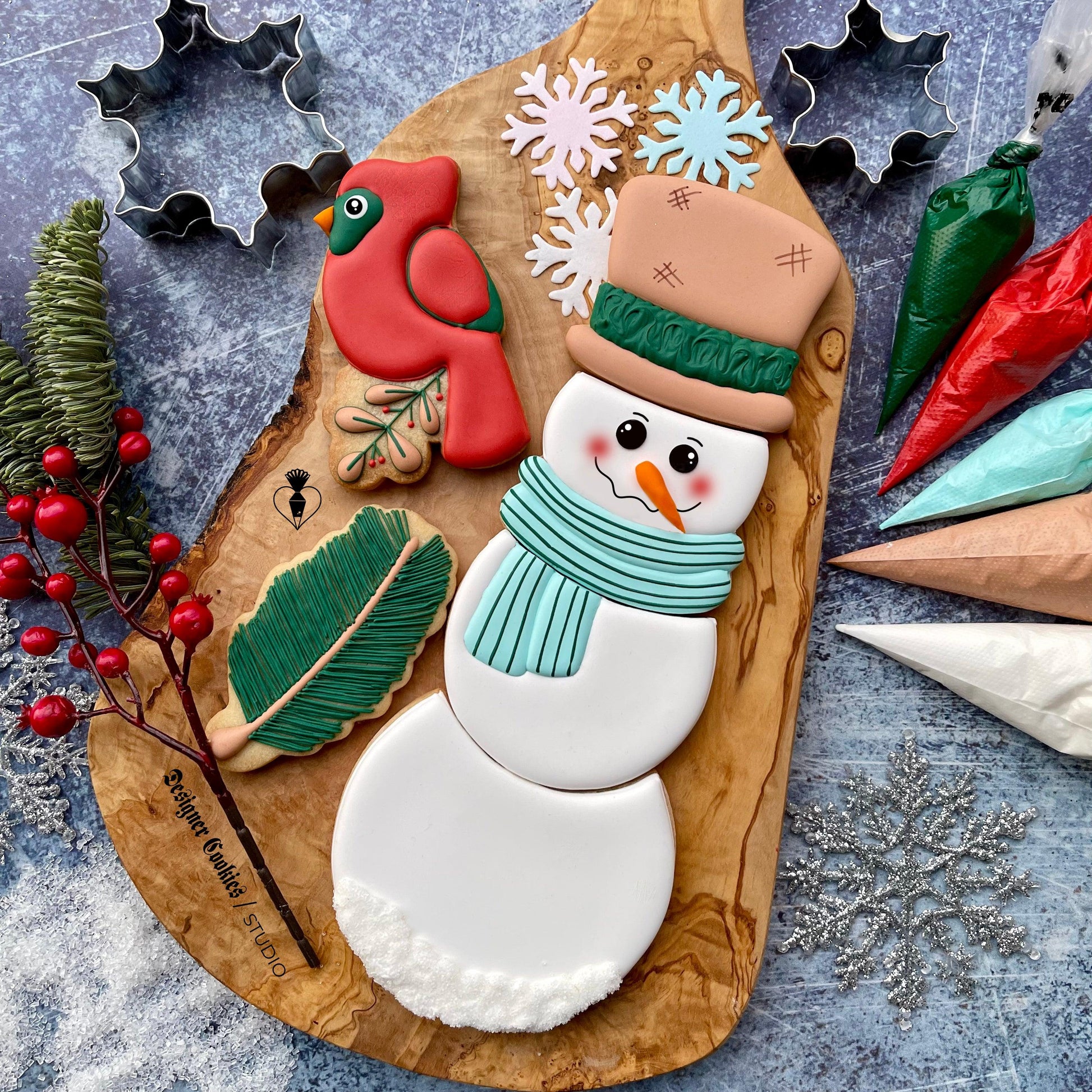 A Frosty Kind of Winter//All-Levels Class - Designer Cookies ® STUDIO