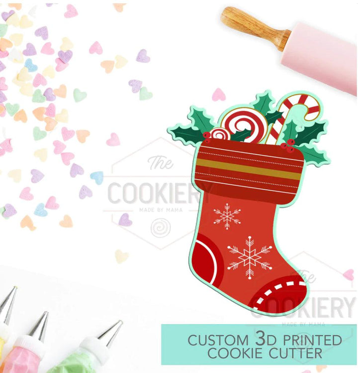 Stocking Cookie Cutter - Designer Cookies ™ STUDIO