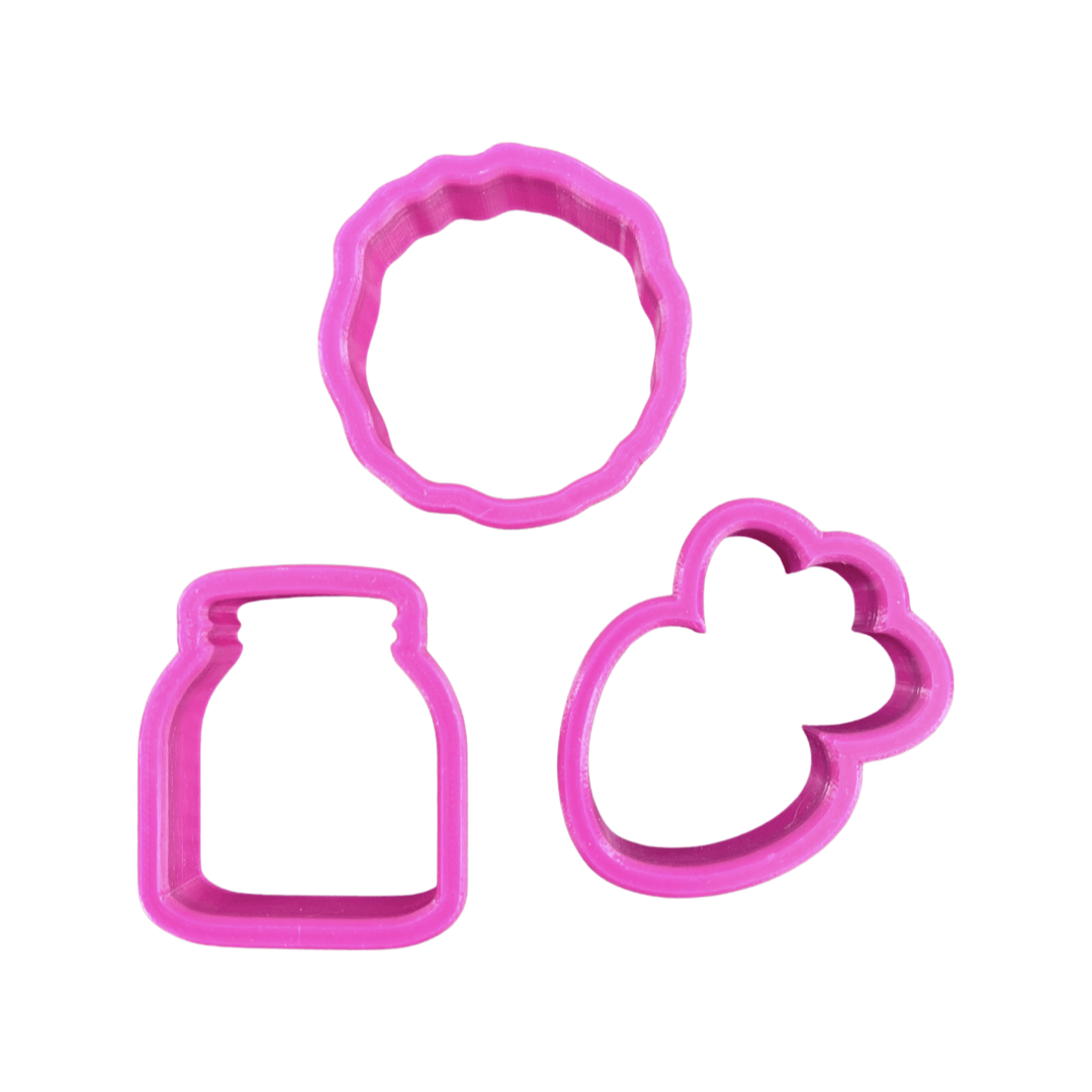 Chubby Santa Mini Cookie Cutter Set - Designer Cookies ™ STUDIO