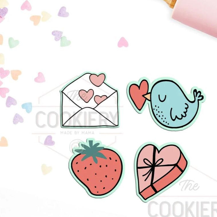 Valentine's Mini Cookie Cutter Set - Designer Cookies ™ STUDIO