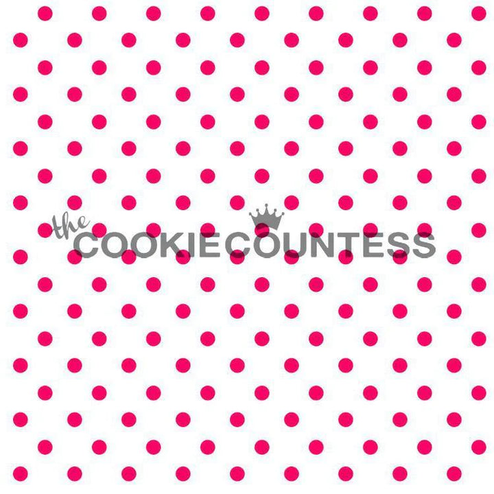 Tiny Dots Stencil - Designer Cookies ™ STUDIO