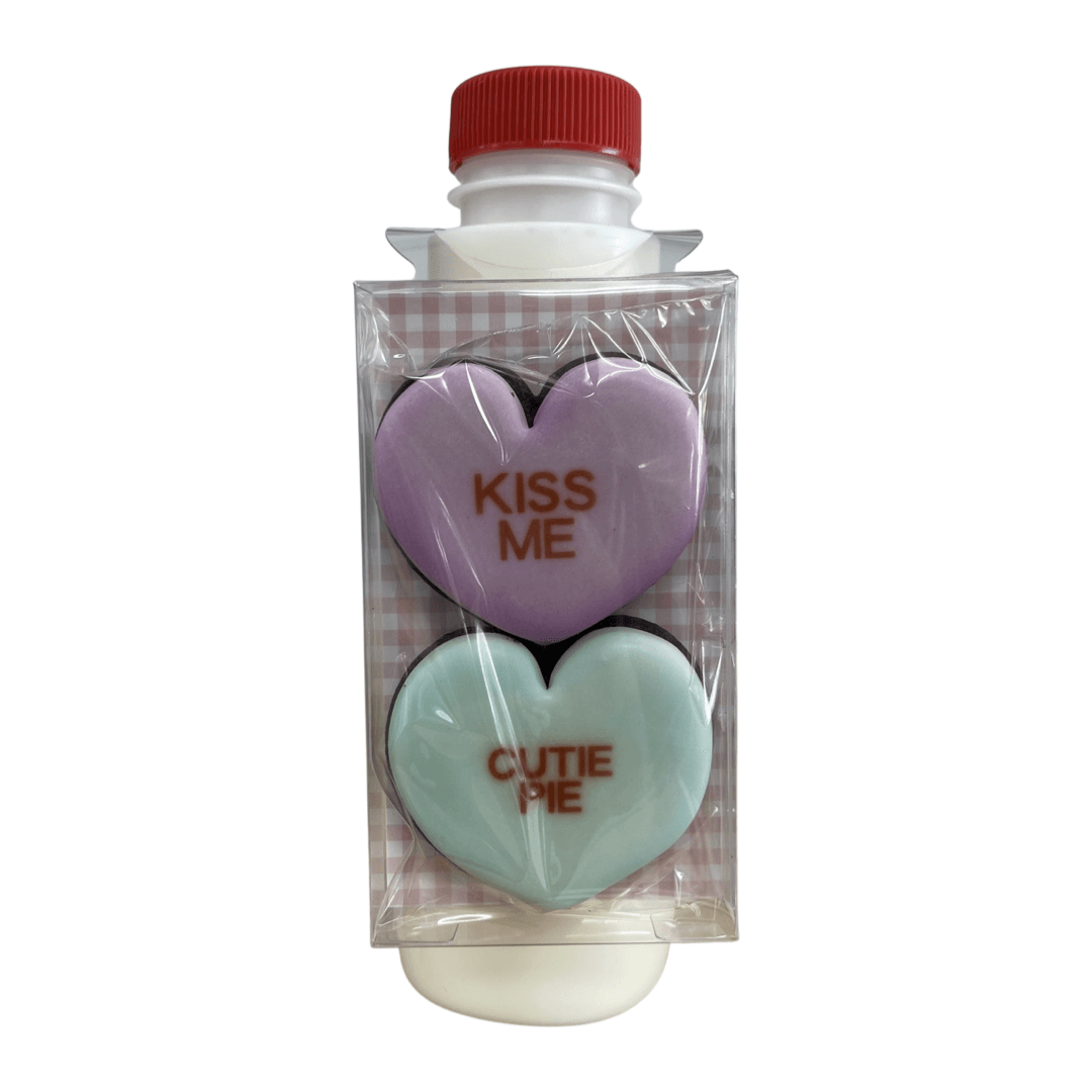 Milk and Cookies Box/Wine Bottle Box - Designer Cookies ™ STUDIO