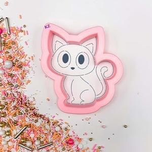 Cat Cookie Cutter (No stencil) - Designer Cookies ™ STUDIO