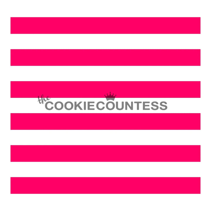 Wide Stripes Stencil - Designer Cookies ™ STUDIO