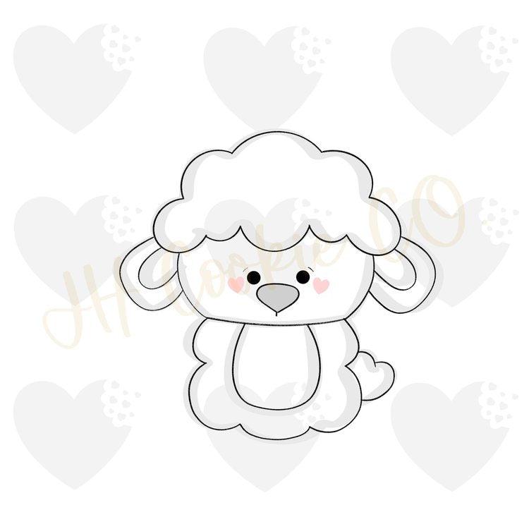 Lamb Cookie Cutter - Designer Cookies ® STUDIO