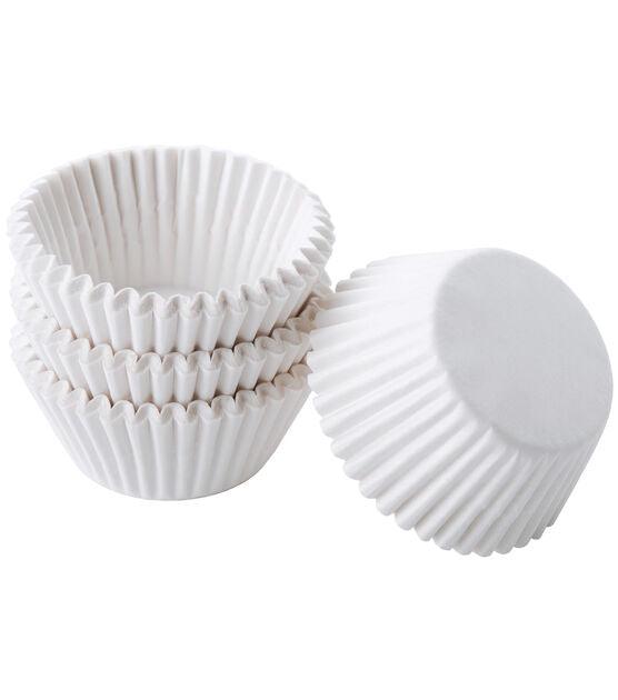 Celebakes White Mini Baking Cups cupcake wrappers 100 count pieces 