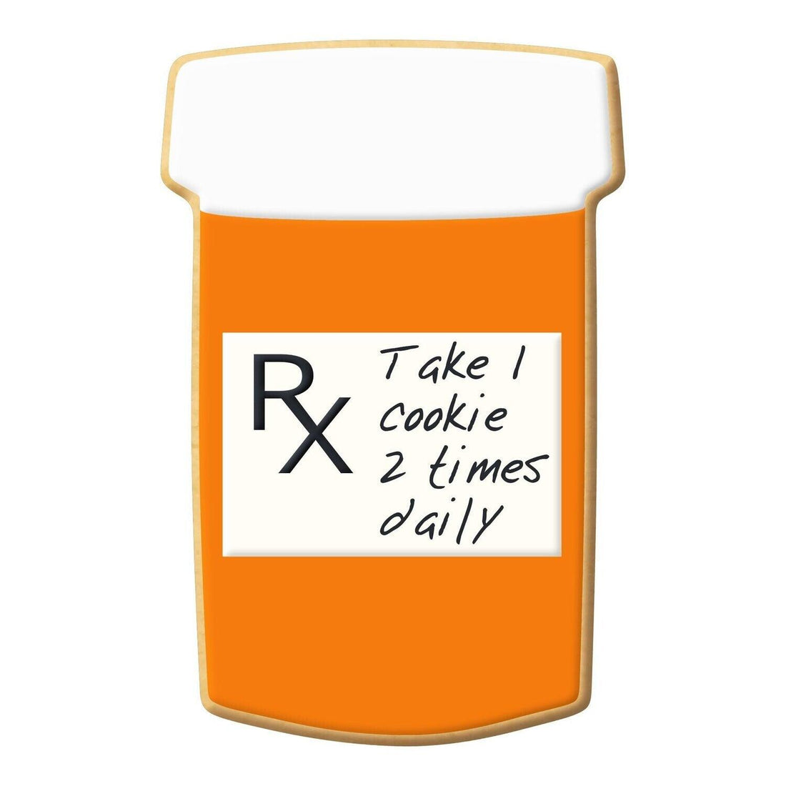 Pill Bottle Cookie Cutter - Designer Cookies ® STUDIO