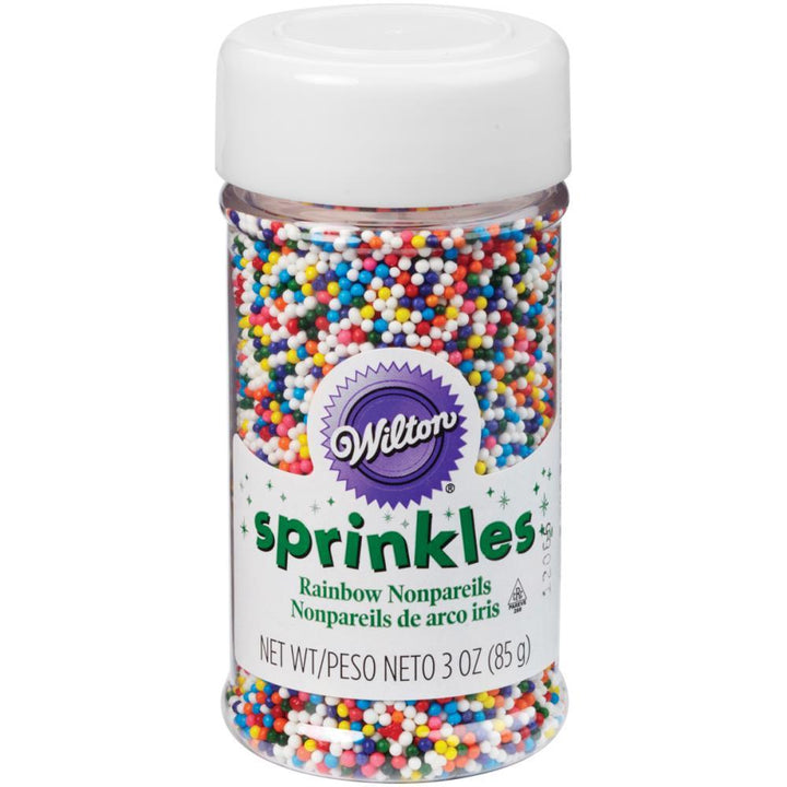Rainbow Nonpareil Sprinkles - Designer Cookies ® STUDIO