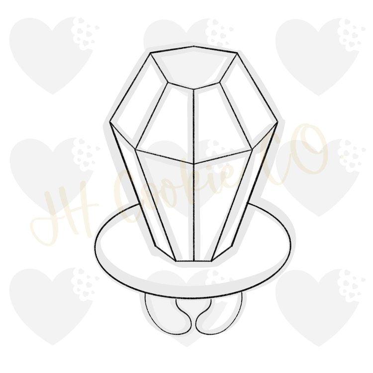 Ring Lollipop Cookie Cutter - Designer Cookies ™ STUDIO
