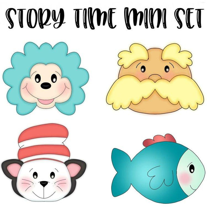Story Time Mini Cookie Cutter Set - Designer Cookies ™ STUDIO