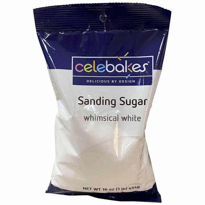 Clear/White Sanding Sugar (1 lb. Bag) - Designer Cookies ® STUDIO