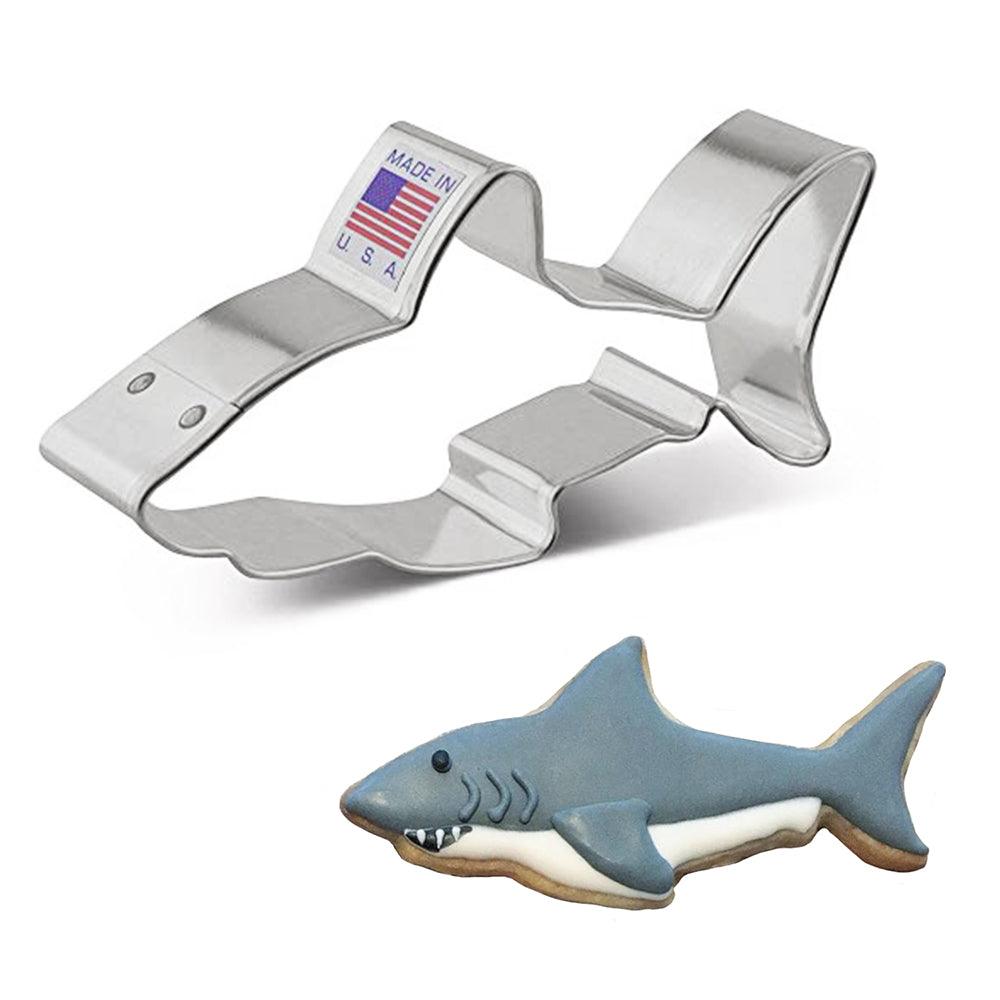 White Shark Cookie Cutter - Designer Cookies ™ STUDIO