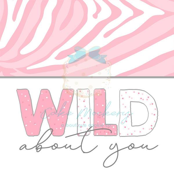 "Wild About You" Physical Tag (25 pcs.) - Designer Cookies ® STUDIO